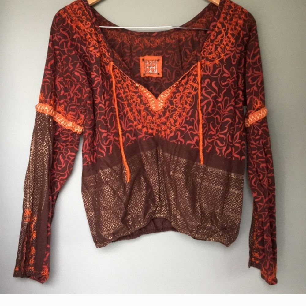 Free People boho blouse